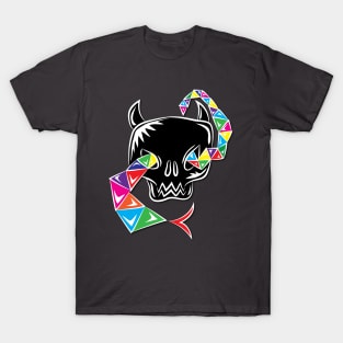 Skull with Snake T-Shirt